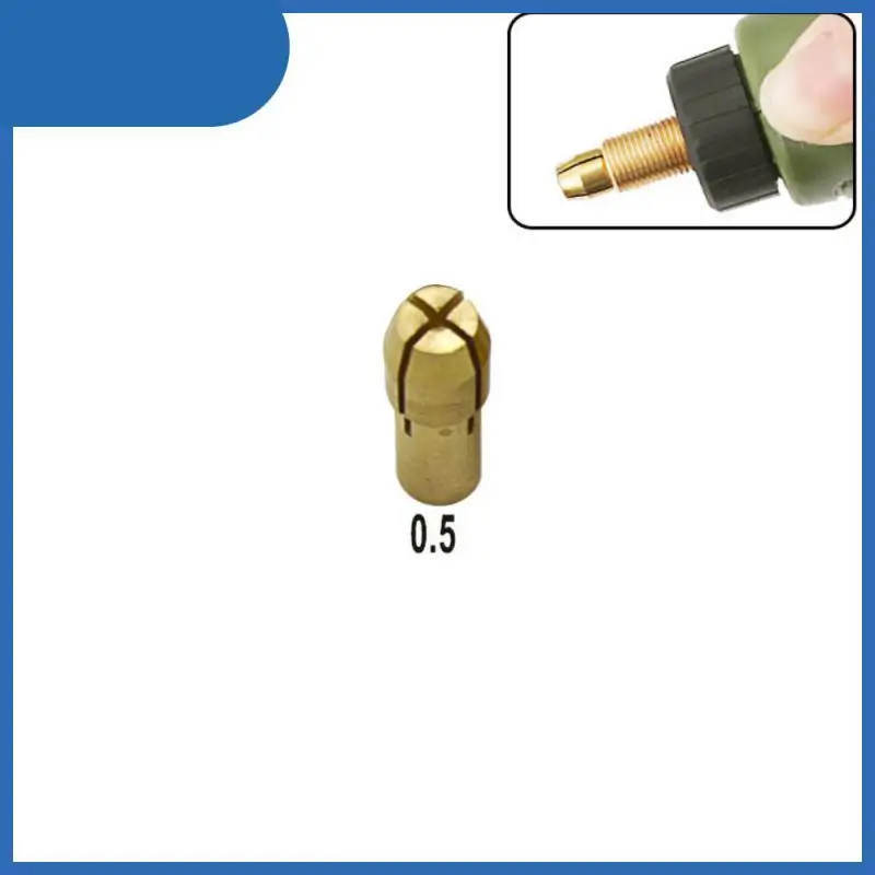 

Nut 0.5-3.2mm Electric Grinding Chuck Pure Copper Electric Grinding Accessories Multi-purpose Copper Clamp Three-jaw Copper