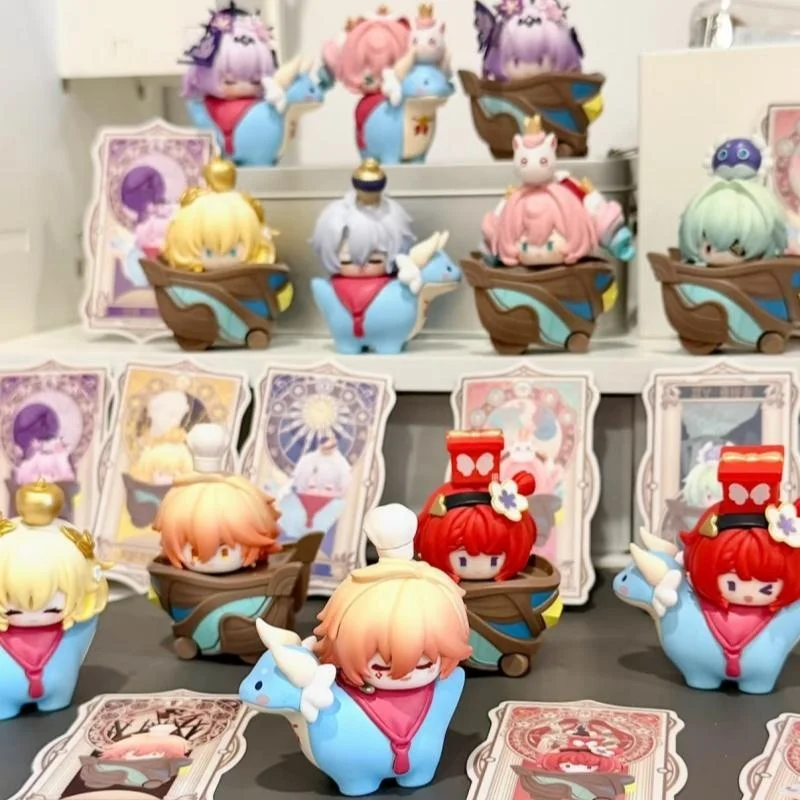 Фото Коллекционная фигурка Mihoyo Honkai Star Rail: Сага о героях Амфореуса, серия Super Stacking Blind Box, аниме-фигурка, подарок для фанатов №3