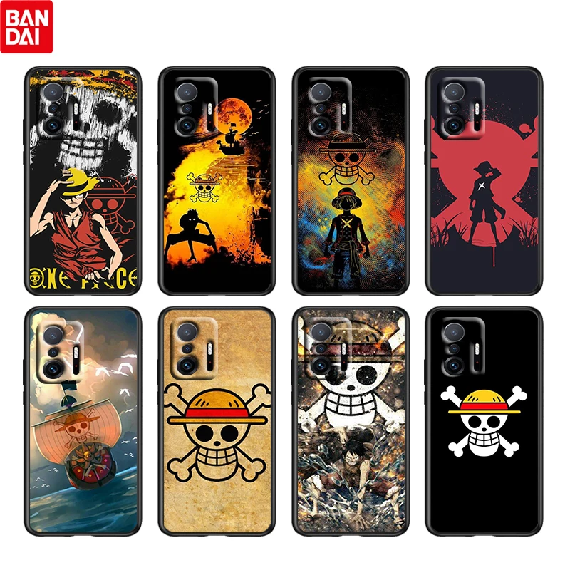 

One Piece Luffy Fashion For Xiaomi Mi 12 11 11T 10 10T Ultra Pro Lite Note 10 5G Silicone Soft Black Phone Case Funda Coque Capa