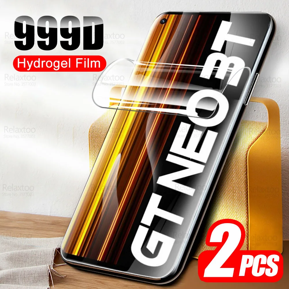 

2 шт., изогнутая Гидрогелевая пленка для Oppo Realme GT Neo 3T