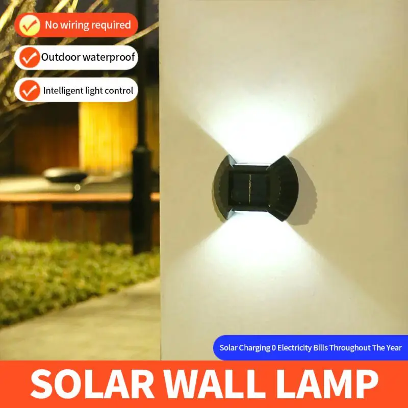 

Solar Wall Light 8 LED Waterproof Outdoor Garden Decoration Solar Lights For Outdoor Wall Fence Stair Aisle