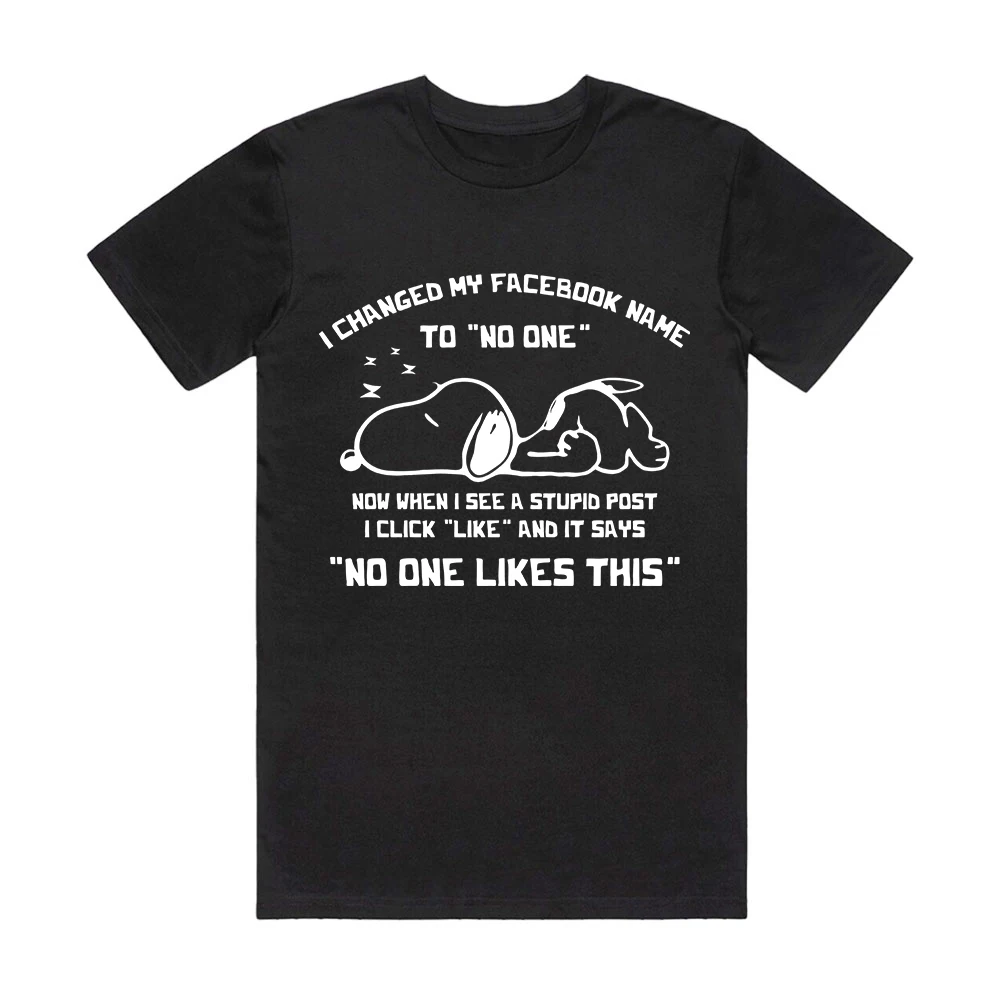

"No One Like This" T-shirt Woman Casual Tops Man Round Neck 100% Cotton Shirt