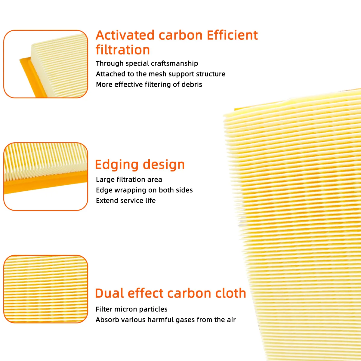 Новые автомобильные фильтры двигателя 2 шт. для Ford Fusion 2010-2012 спортивные