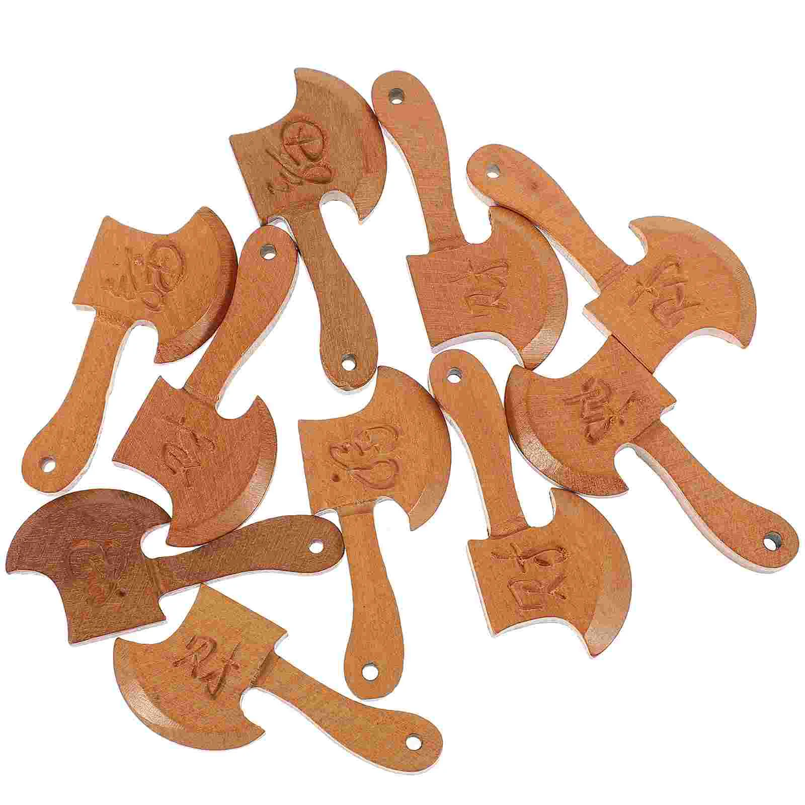 

Charms Charm Making Pendant Tool Jewelry Diy Wooden Necklace Hatchet Keychain Supplies Earring Wood Ornament 3D Beads Decor