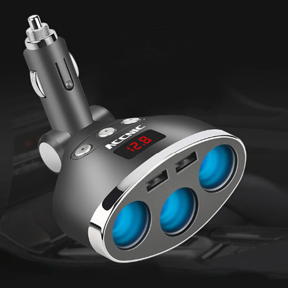 

3-Socket Vehicle Electronics Powered Devices Splitter