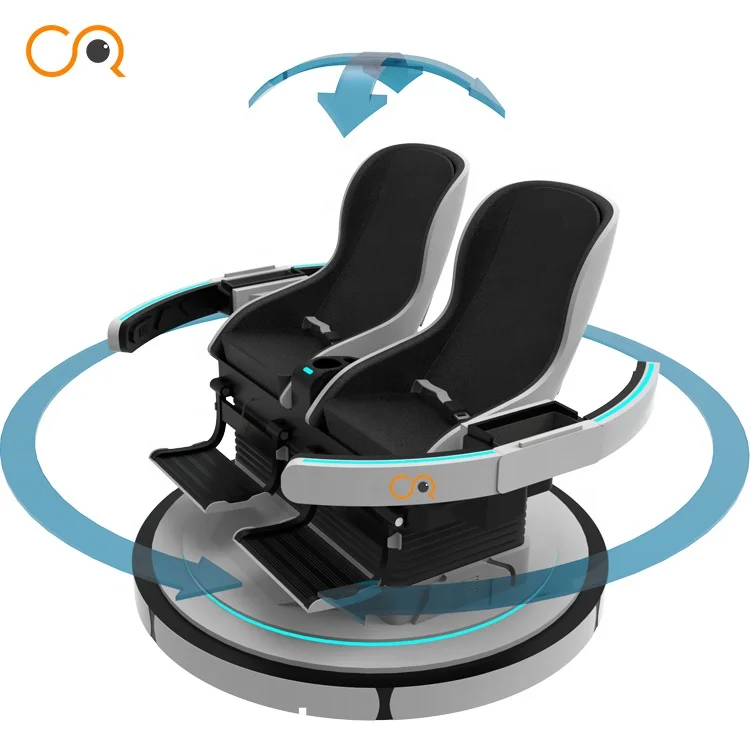 

Amusement park equipment 360 degree virtual reality cinema 9d vr chair