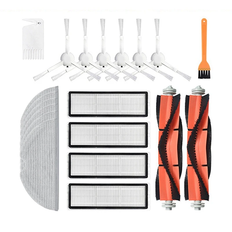 Для Xiaomi Mijia 1C 1T 2C Mop 2 Pro + STYTJ01ZHM STYTJ03ZHM SKV4093GL SKV4073CN Dreame F9 Hepa Filter Brush Ткань для швабры
