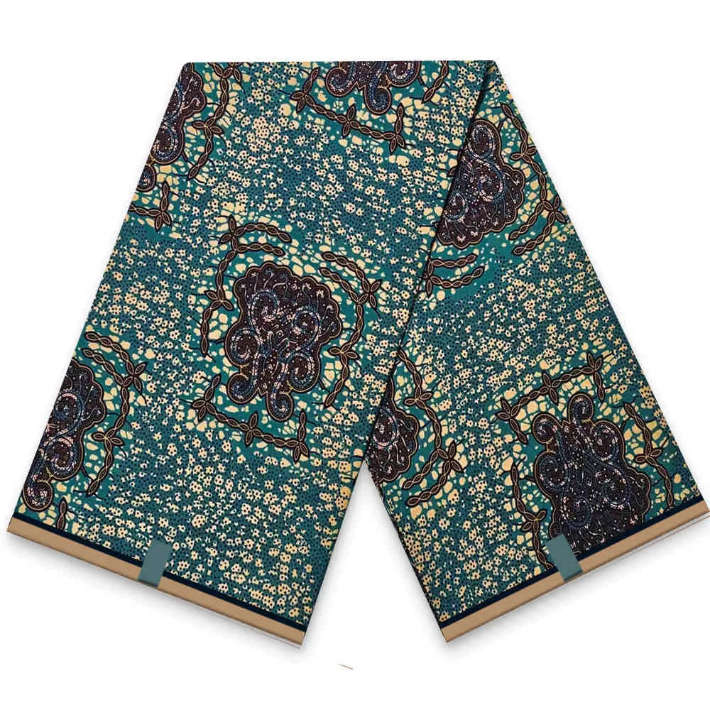 Новый дизайн восковая ткань Анкара высокое качество африканская с принтом 100%