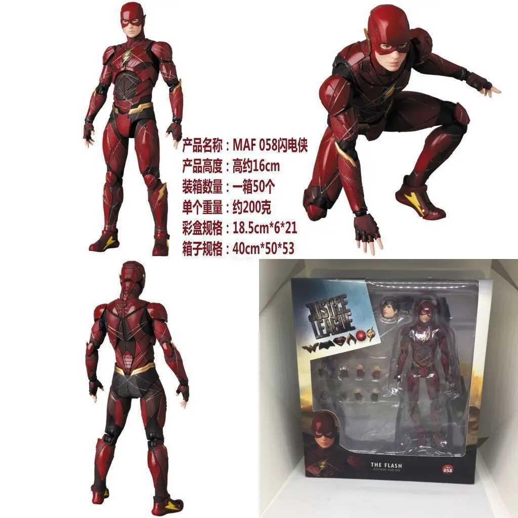 

16cm Ml The Flash Anime Figure The Avengers Flash Action Figures Pvc Figurine Statue Model Doll Collectible Ornament Toy Gift