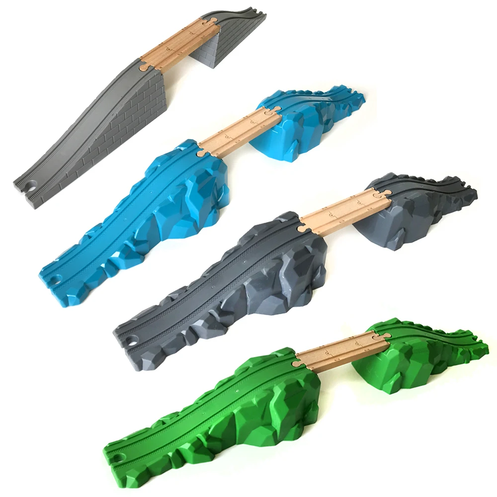 Поезд и трек Mine Track Bridge совместимый с несколькими комбинациями серия игрушек BR