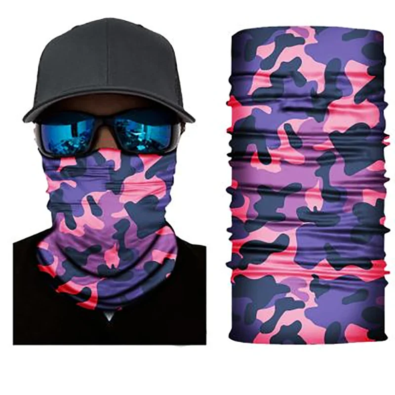 Бандана Мужская высокоэластичная бесшовная шарф-труба для велоспорта рыбалки