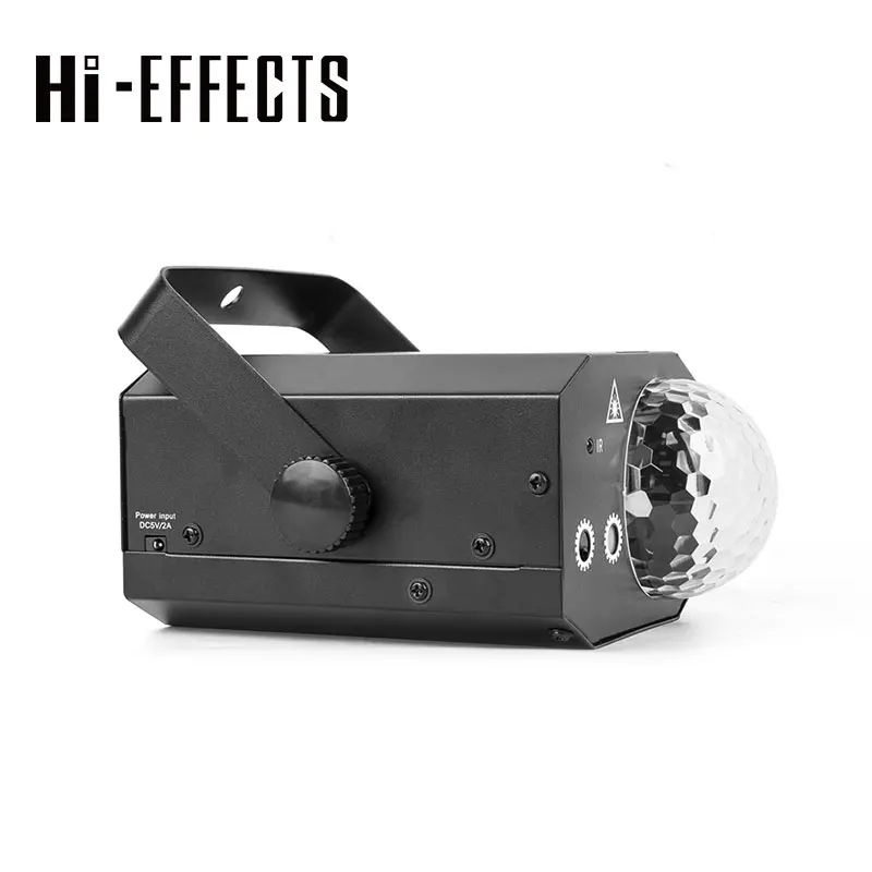 

LED Magic Ball Light RGB 16 In 1 Remote Control Mini Disco Ball Laser Light for Club Flash Stage Nightclub Party Spotlights
