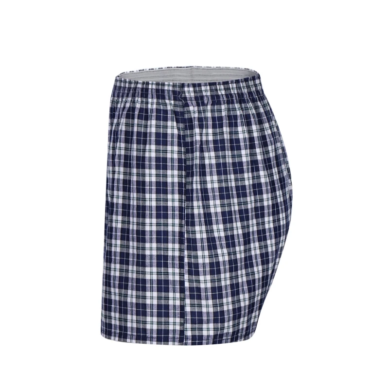 Men's Panties Male Underpants Man Pack Shorts Boxers Underwear Classic Plaid Mens Boxer Cotton Loose Home Arrow Pants