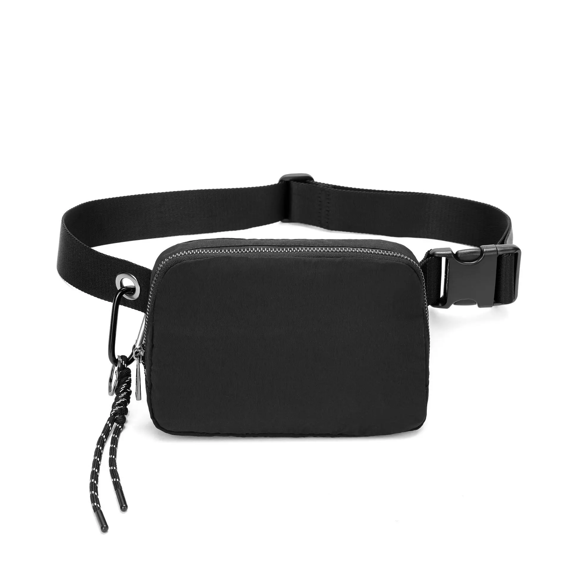 Купи Lulu Nylon Sports Waist Bags Women Versatile Fanny Packs Waterproof Yoga Hip Pouch Men Outdoor Traveling Chest Bag with Key Hook за 1,003 рублей в магазине AliExpress