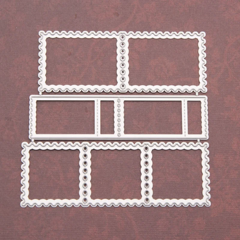

Nested Frame Rectangle Metal Cutting Dies Set DIY Scrapbooking Stamp Cutting Wedding Party Craft Card Making Stencil Dies Cutout