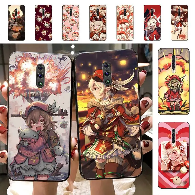 

Klee Genshin Impact Phone Case for Vivo Y91C Y11 17 19 17 67 81 Oppo A9 2020 Realme c3