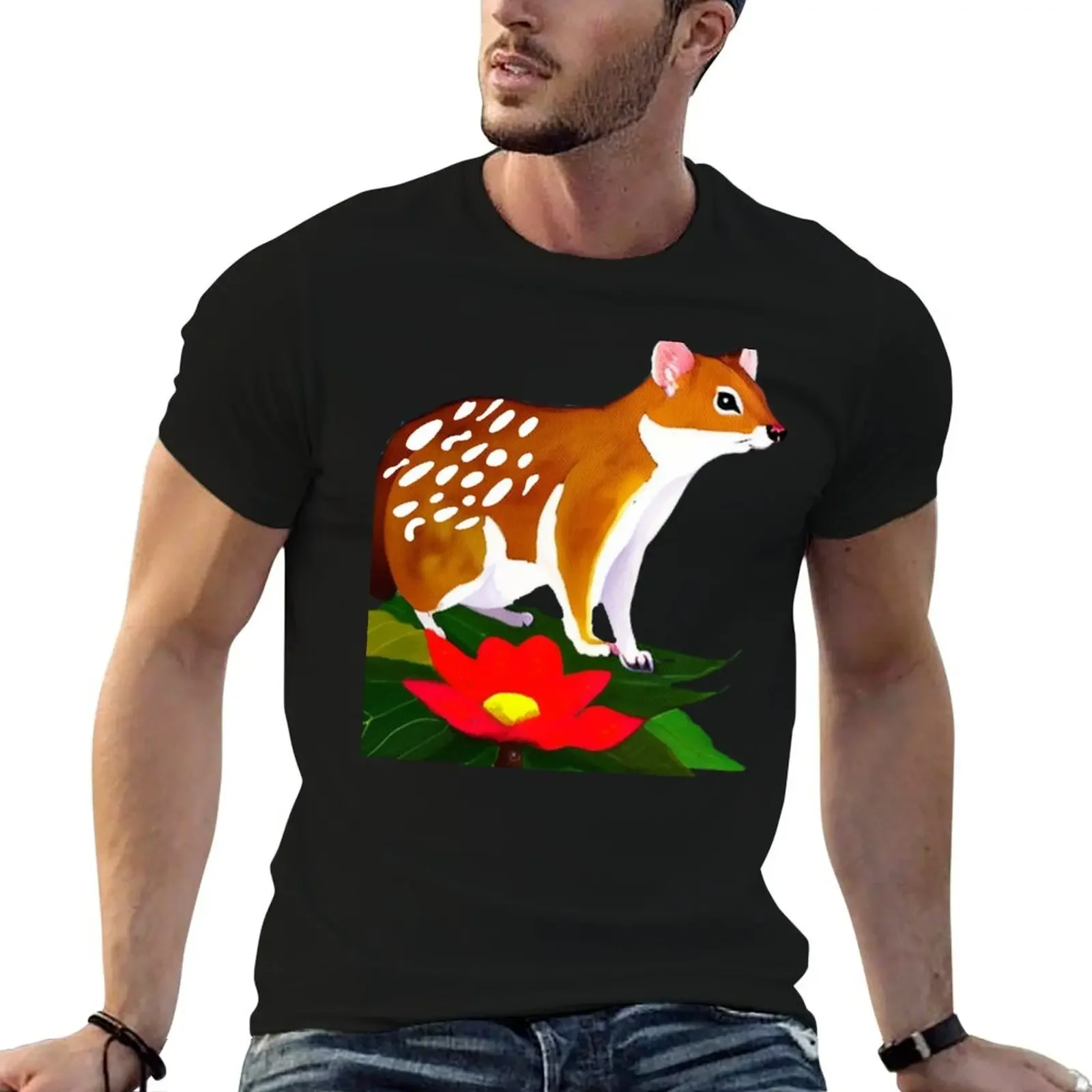 Футболка Выходные виды пятенный кукол летние топы кавайная одежда мужские