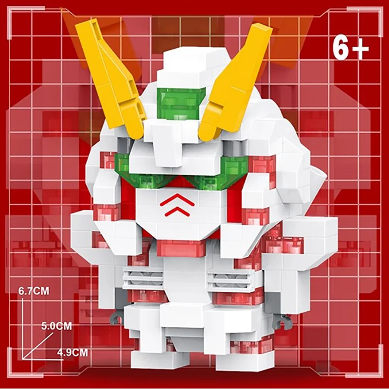 Крутая мини-меха серии строительные блоки ручной работы натуральная