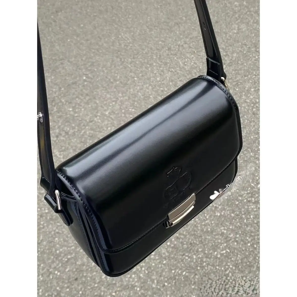 Винтажная черная квадратная сумка JIAERDI для женщин 2023 шикарные повседневные сумки