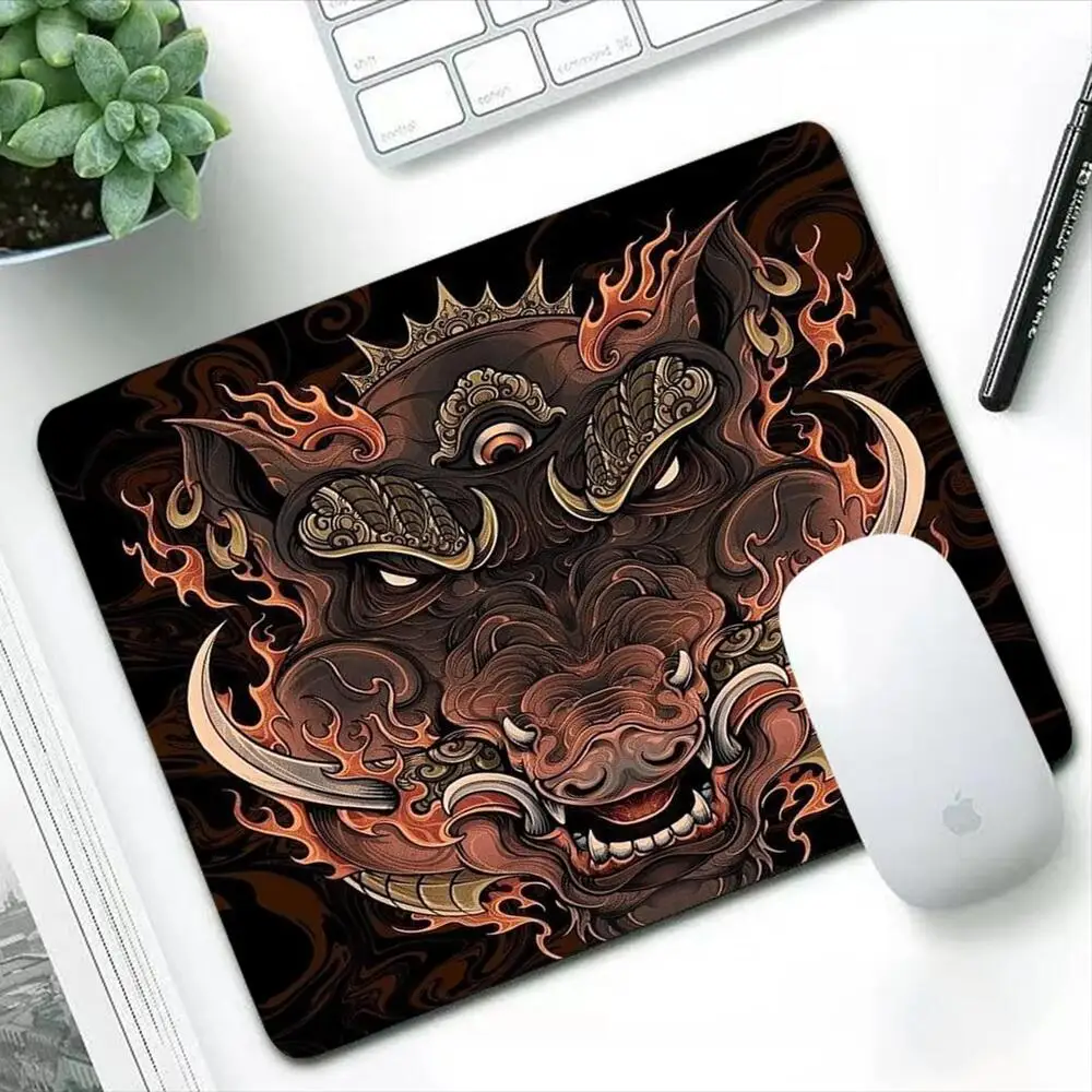 Japan Dragon Tiger Mouse Pad Small Gamer Anti-slip Rubber Gaming Accessories Mousepad Laptop Computer Speed Mice Desk Mat Rug