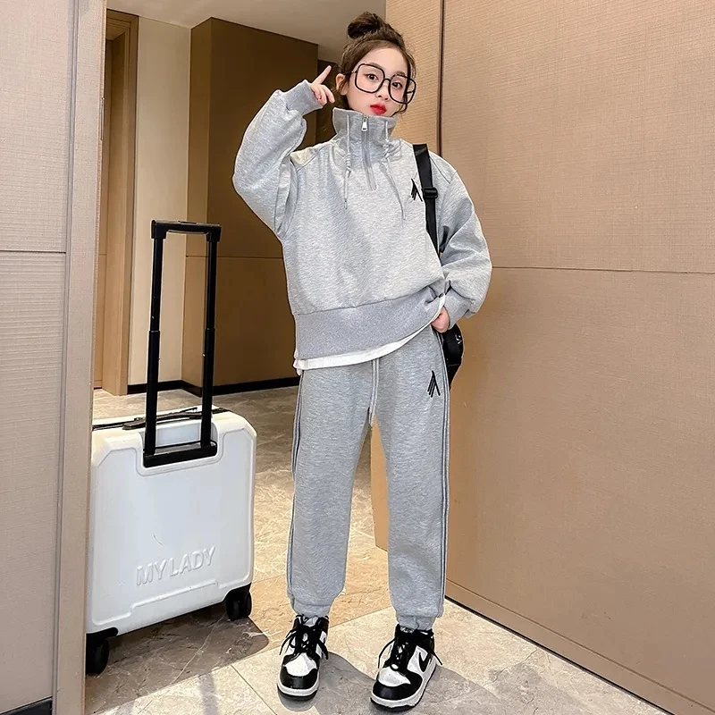 

Детская школьная форма для девочек, комплект из двух предметов, детские костюмы для подростков, мальчиков и женщин 12, 13, 15 лет