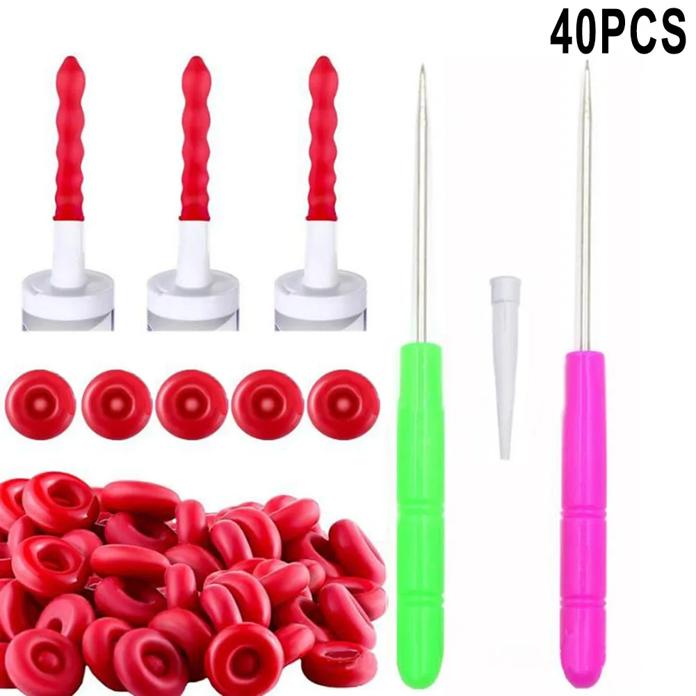 

33/40pcs Caulk Cap Kit Latex Caulk Sealer Saver Open Caulking Tube For Sealing And Preserving Durable Caulk Cap Kit