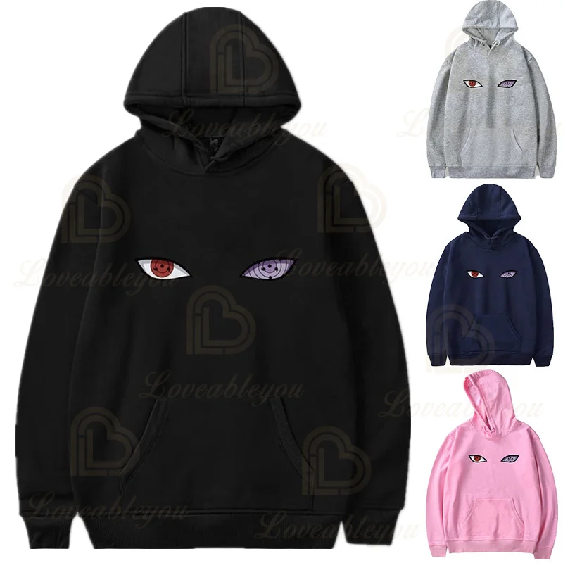 

Mens Hoodie Sweatshirt Harajuku Anime Clothes Naruto Kurama Ninjutsu Print Streetwear Hoodies Casual Loose Oversized Hoodies