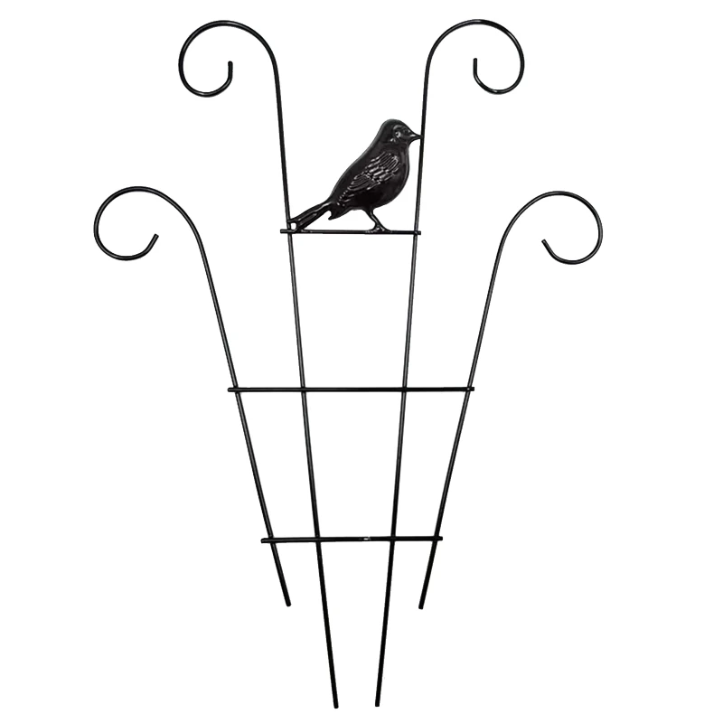 

Metal Trellis Durable Anti Corrosion Garden Backyard Patio Balcony Flower Holder for Plants Vine Plant Supporting Stake