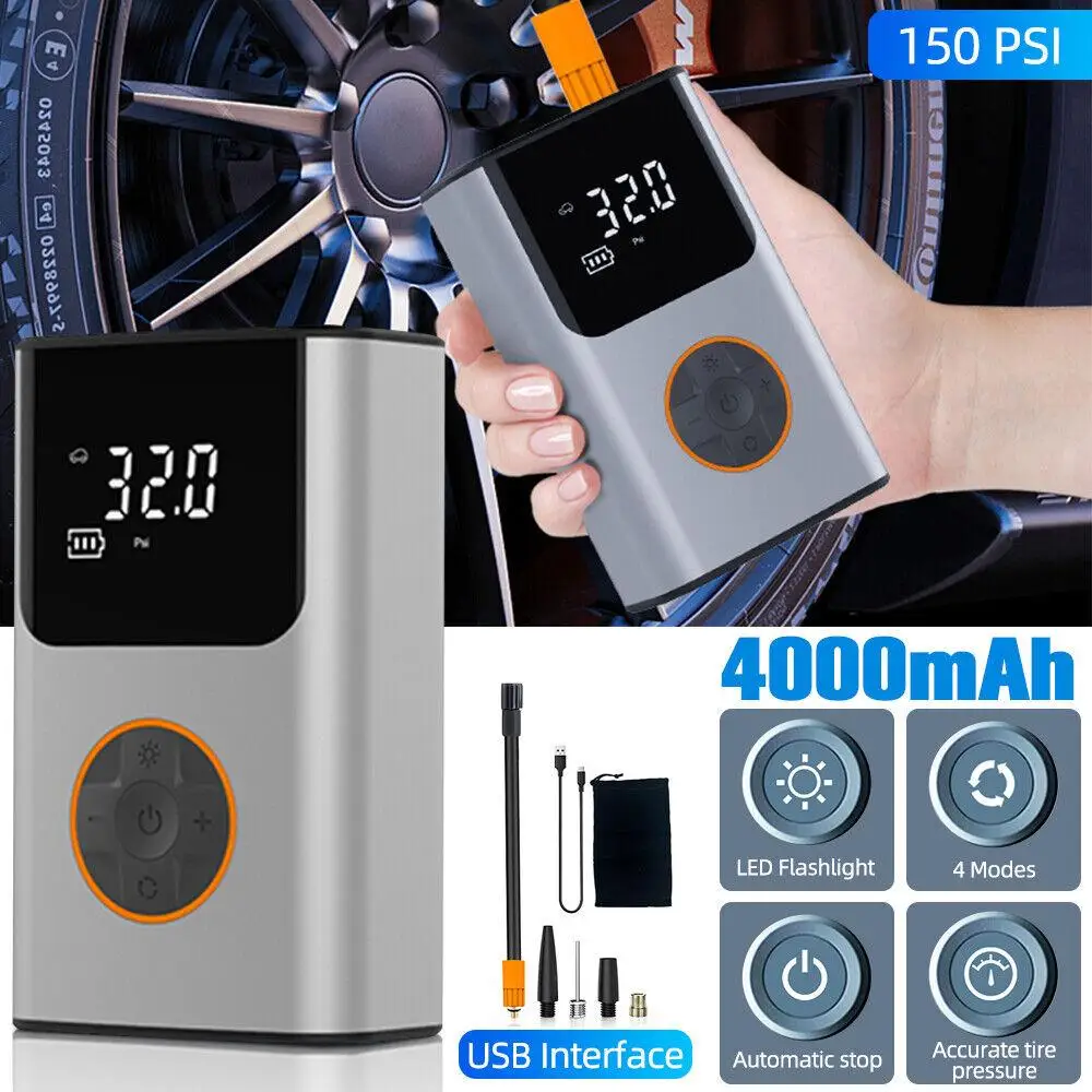 

Car Air Pump Blower Inflatable Pump Portable Handheld Wireless Charging Digital Display Air Compressor Pump