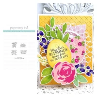 just sentiments spring blessings mini stamps and dies new arrival 2022 scrapbook diary decoration stencil embossing template