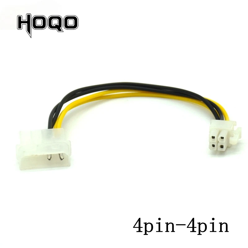 Desktop 4 pin ATX 12V P4 Power Male to Molex male Connector Cable,4Pin CPU Power supply to IDE Port Extension Cord 20cm