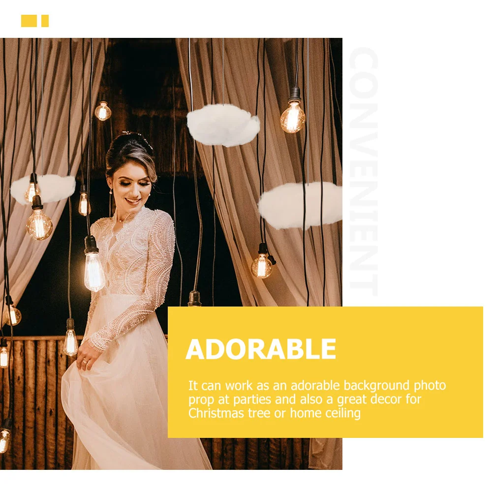 4 шт. декоративные подвески с имитацией облаков украшение для вечеринки подвеска