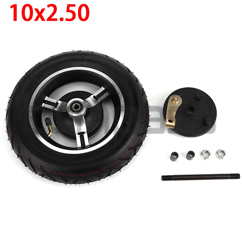 10x2.5 electric wheels and drum brakes are suitable for electric scooters accessories electric wheels,
