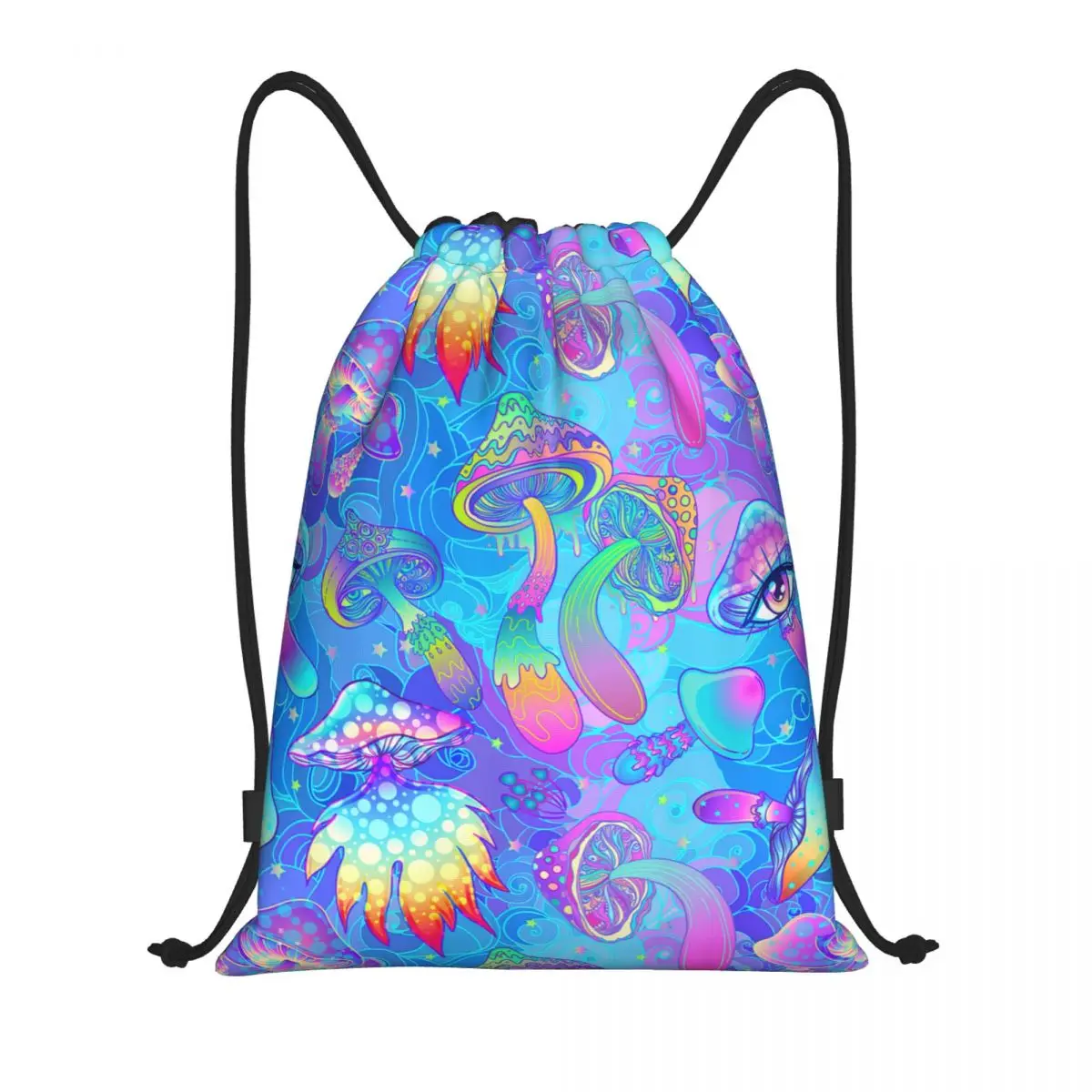 Психоделические Сумки на шнурке с грибами баскетбольный рюкзак спортивный сумка