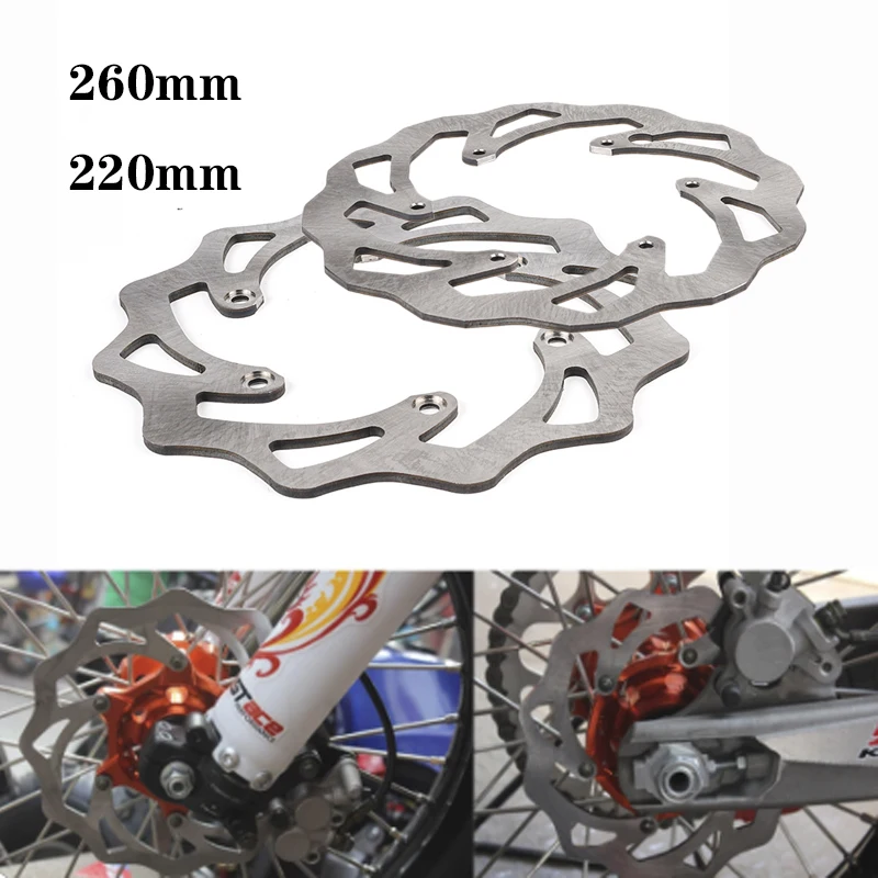 Передние и задние тормозные диски для мотоцикла 220 мм 260 стандартные KTM EXC SX SXF XC XCF
