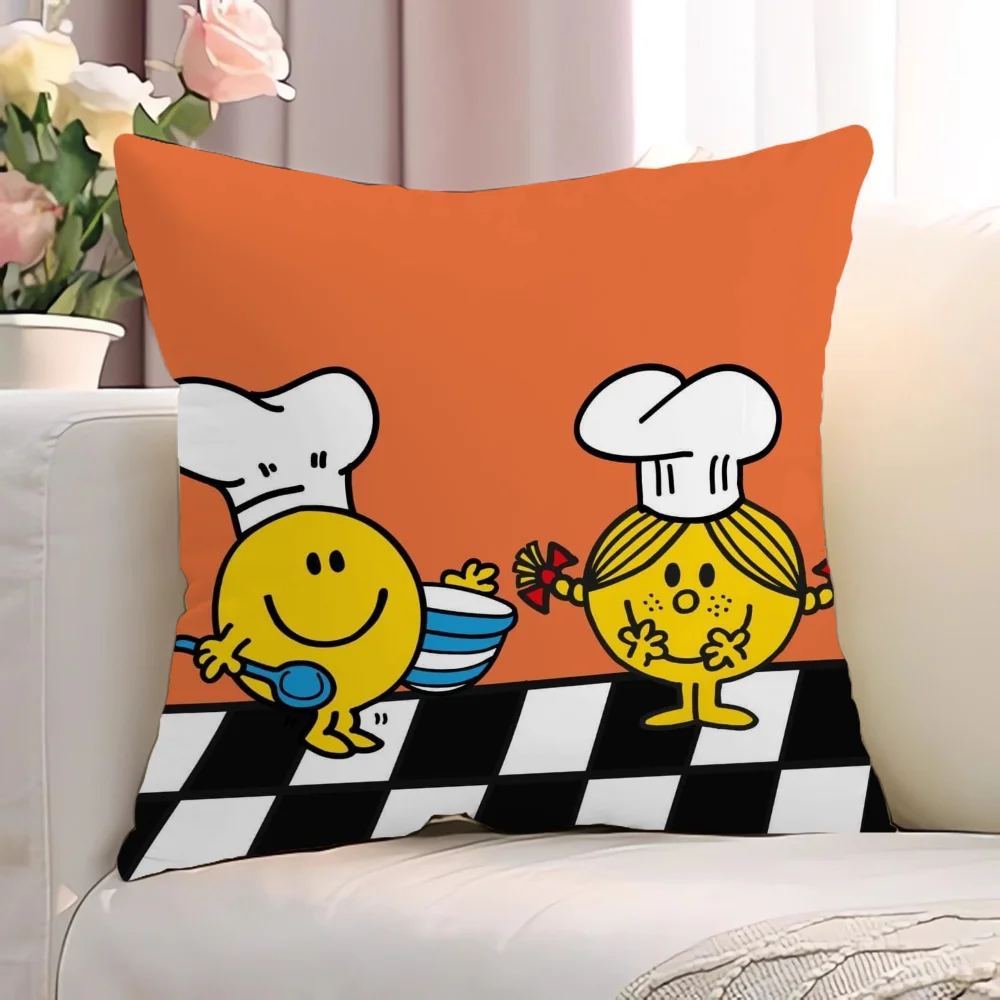 M-Mr. Мужские и маленькие подушки Наволочки для подушек искусственные Чехлы 45x45