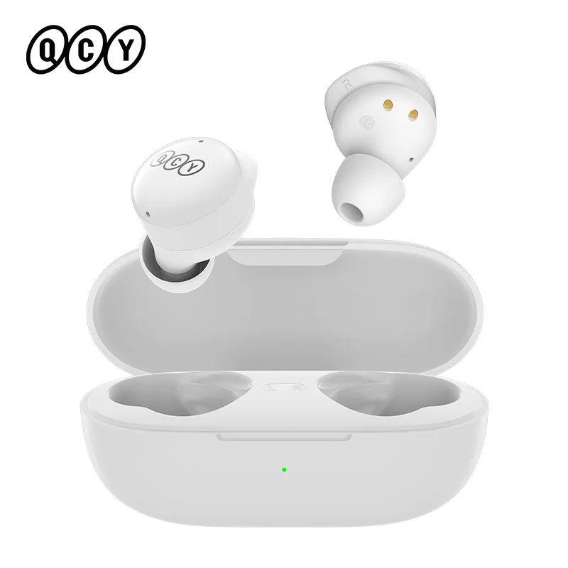 QCY T17 Bluetooth Earphone 5.1 Wireless Earbuds Touch Control Low Latency for Game Youth Earbuds 380mAh Battery ENC for Calling