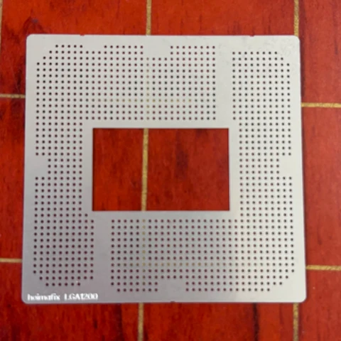 BGA трафарет для процессоров AM4 AM5 LGA1200 LGA1700 LGA1151 1150 LGA1155