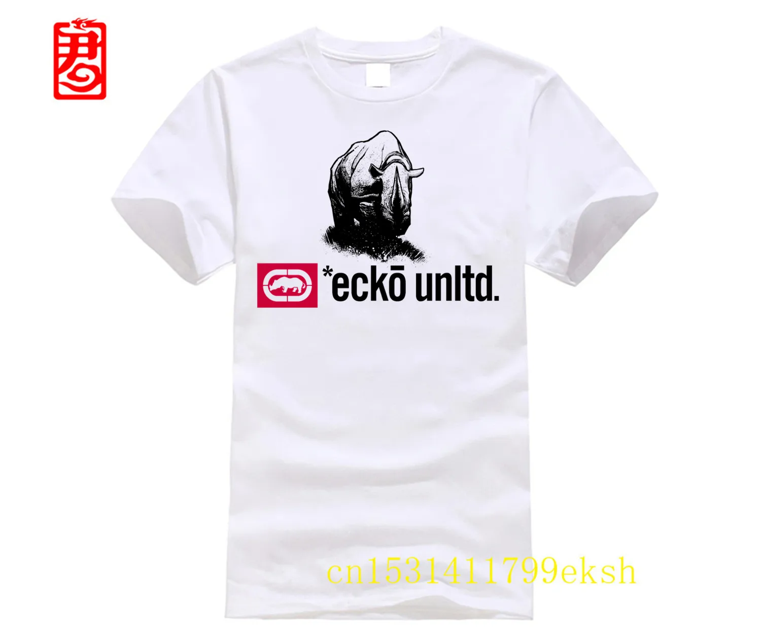 

Ecko_Unltd Men Black M - 3Xl Men T-Shirt Cotton S-5XL TEE Shirt Custom Screen Printed Custom tee shirt O Neck men shirt