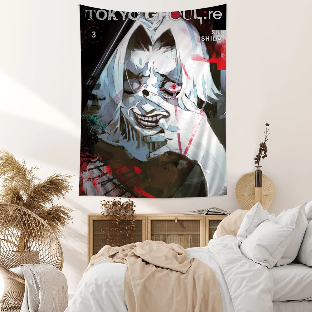 Аниме T-Tokyo G-Ghoul Гобелен Подвесной Таро Хиппи Настенные Коврики Общежитие