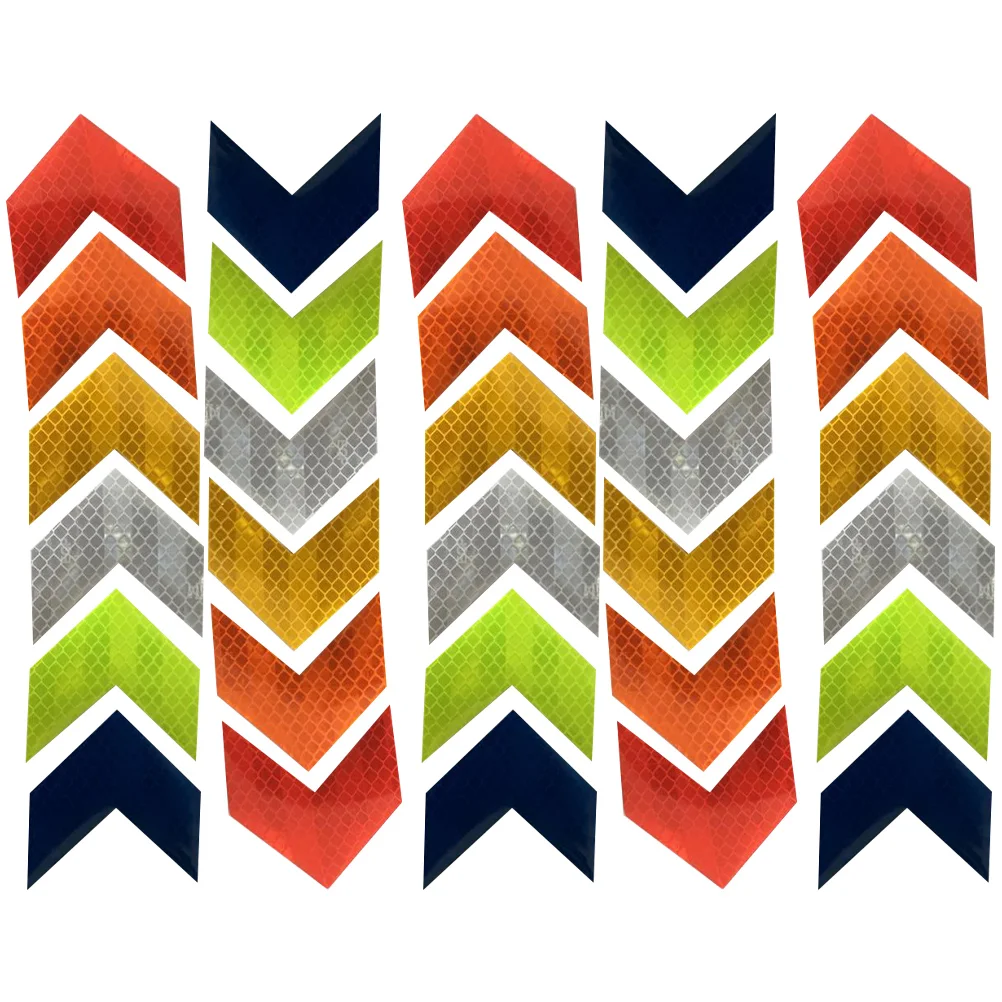 

50pcs Crafted Chic Car Decor Reflective Sticker Decorative Sticker Car Sticker Reflective Decal