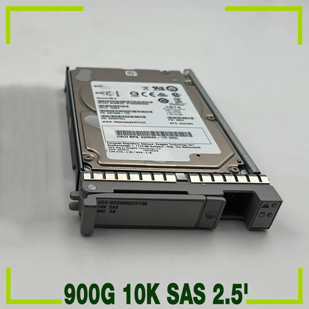 Для серверного жесткого диска Cisco C220-C240 M2-M3 900G 10K SAS 2 5 дюйма UCS-HDD900G12F106
