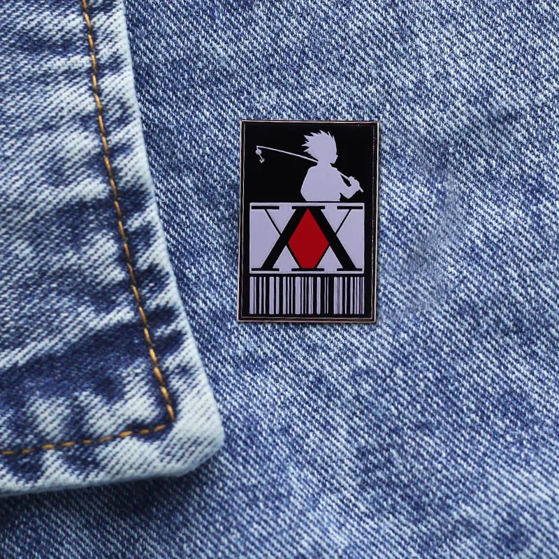 HUNTER×HUNTER эмалированная заколка Женская Брошь на лацкан заколки для рюкзака броши