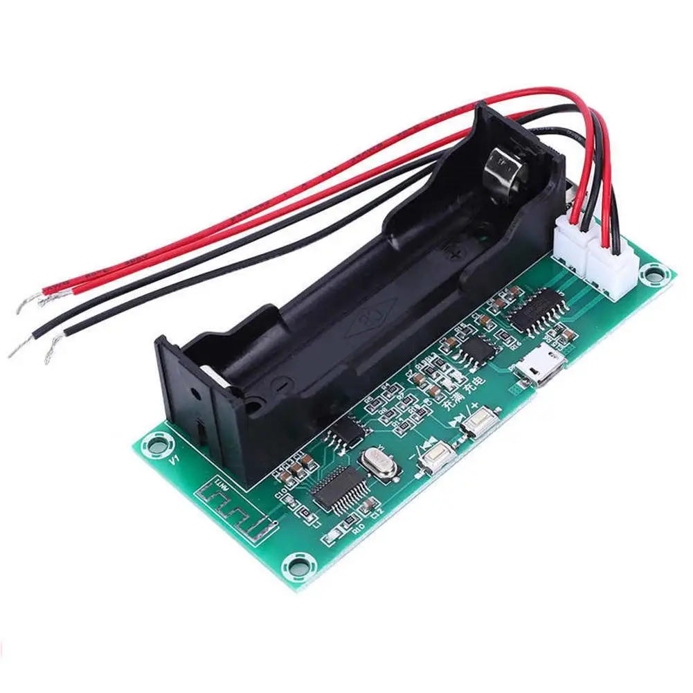 

Xh-a153 Bluetooth-совместимая Плата усилителя, литиевая батарея, двухканальная низкая мощность, Usb зарядка, Diy Динамик ручной работы 5 Вт + 5 Вт