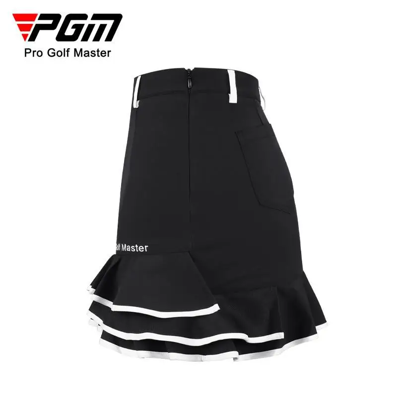 PGM Golf Short Skirt Women Golf Wear Breathable Fashion Ladies Embroidered Solid Skirts for Sport Black White Golf Shorts XS-XL