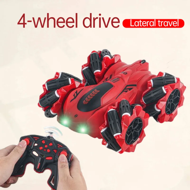 2.4G Remote Control Stunt Car Horizontal Drift Double Sided Tumbling Drift RC Stunt Cars 360 Degree Rotation Kids Boys Toys