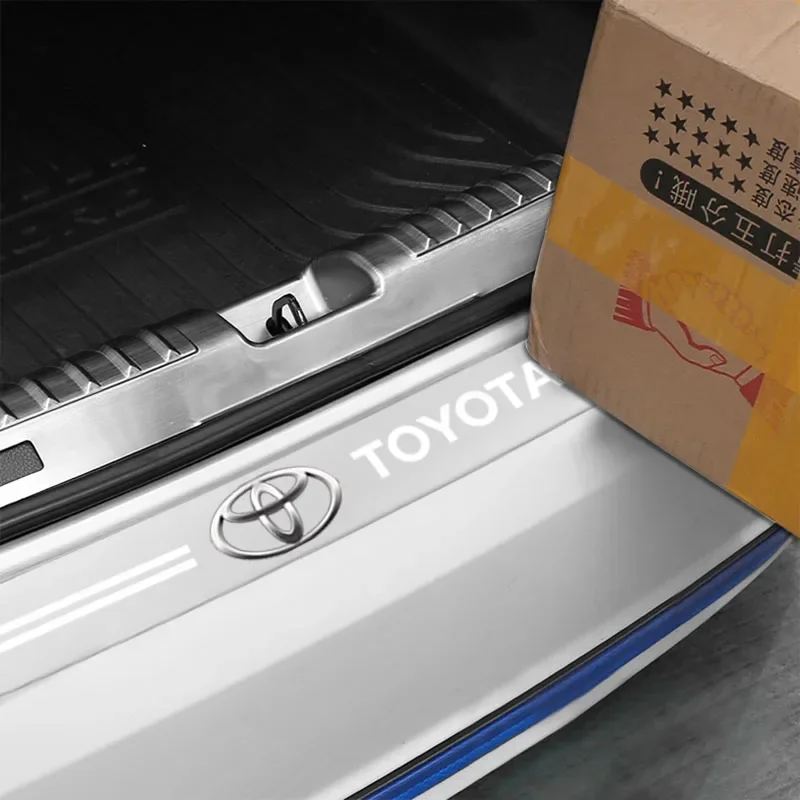 Прозрачный значок багажника автомобиля защитная наклейка на автомобиль для Toyota