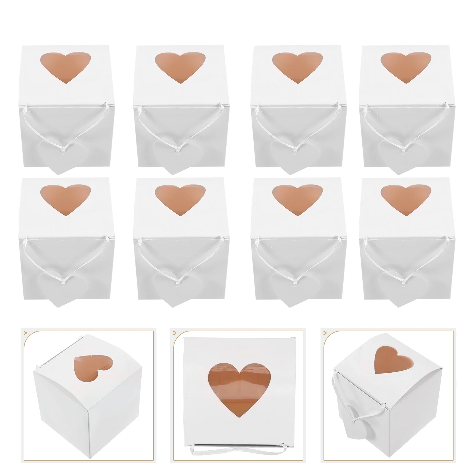 

50pcs Wedding Candy Box Candy Treat Box Decorative Paper Box Party Candy Box