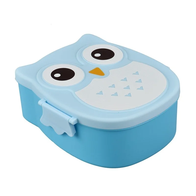 

Microwave Cartoon Owl Lunch Box Food Storage Container Children Kids School Office Portable Bento Box