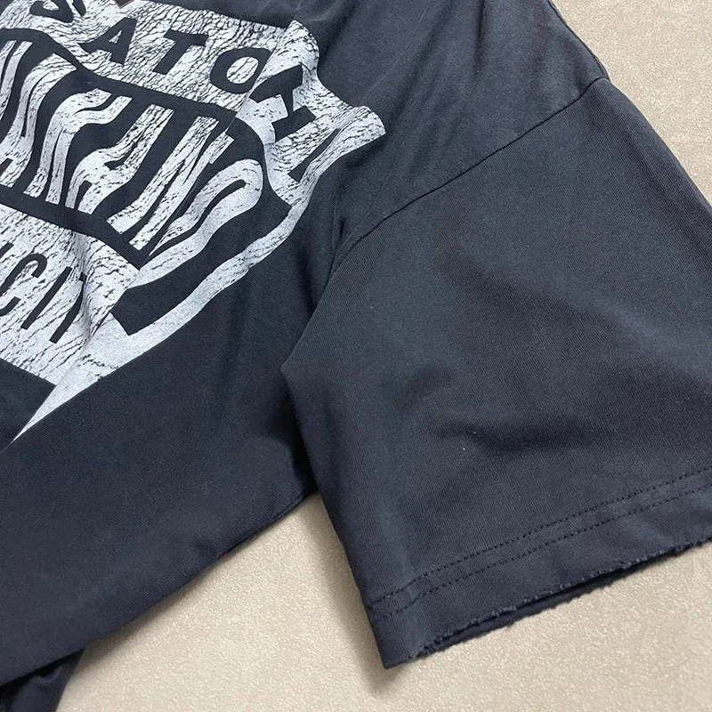 Футболка с круглым вырезом Hole O-Neck Satoshi Outdoor Street с короткими рукавами для мужчин и женщин, дышащая, лучшего качества, в стиле ретро (art.: 3920dc615e64a) - 3920dc615e64a